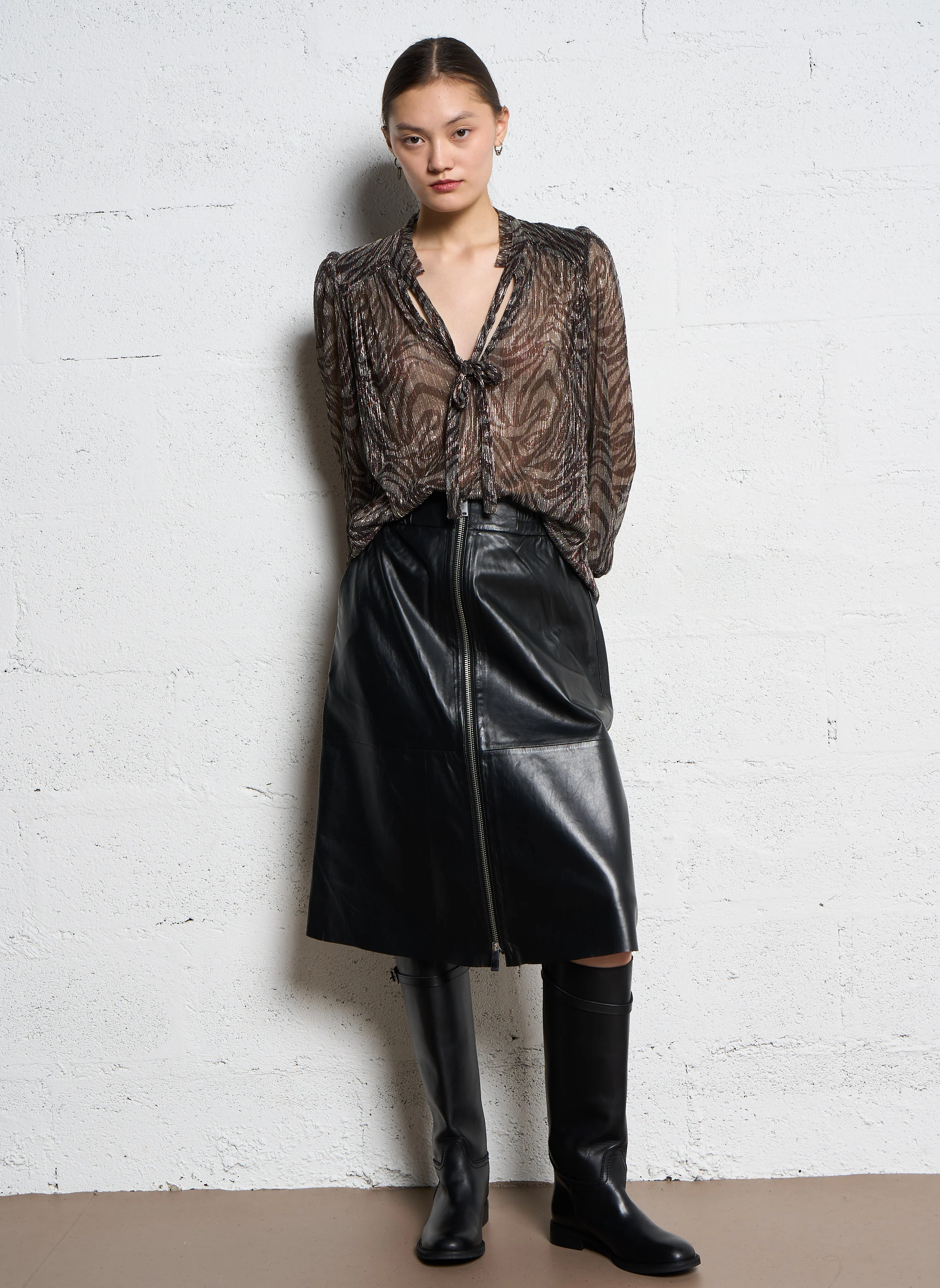 ROMANE - Bottes en cuir | Noir