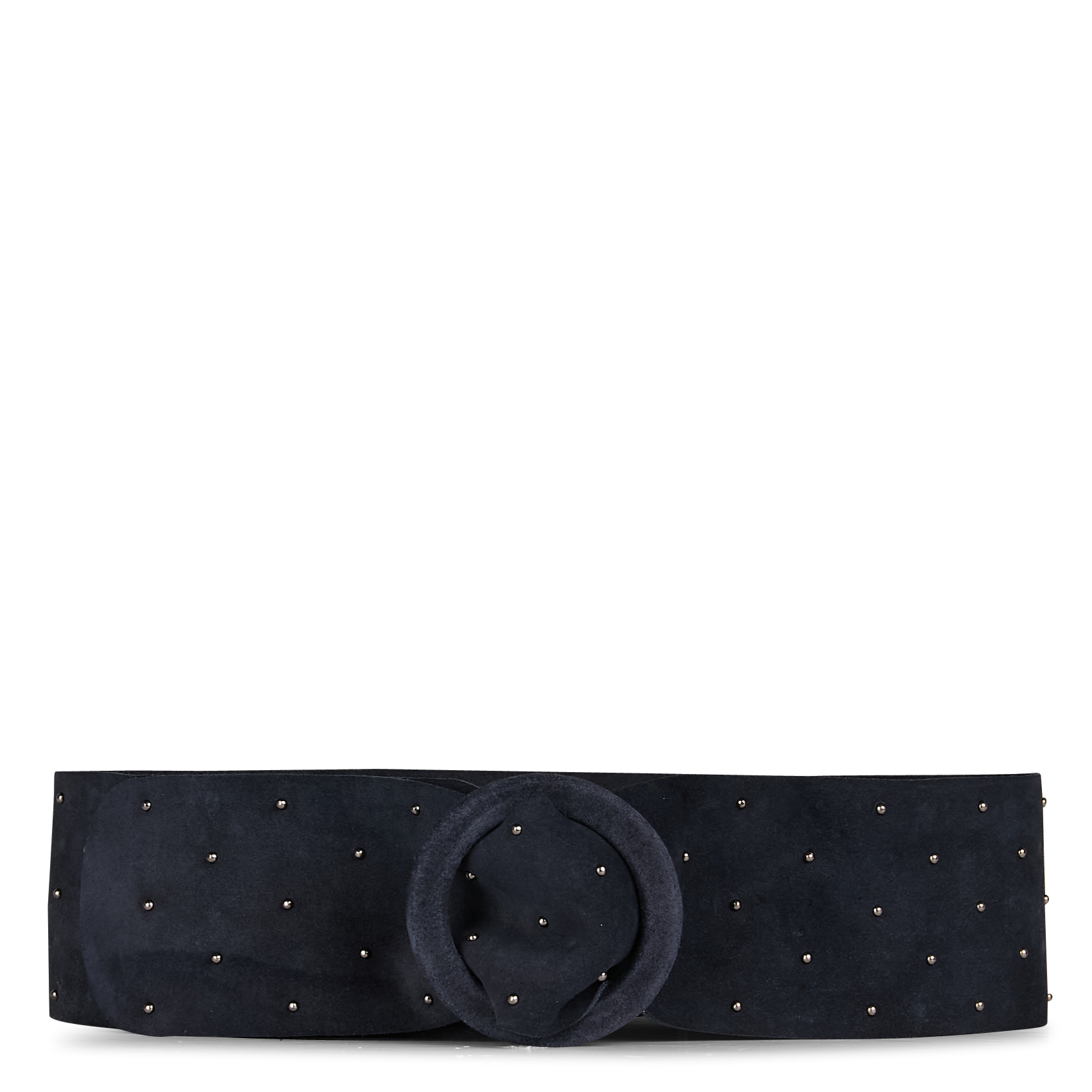 Ceinture en cuir velours | Bleu