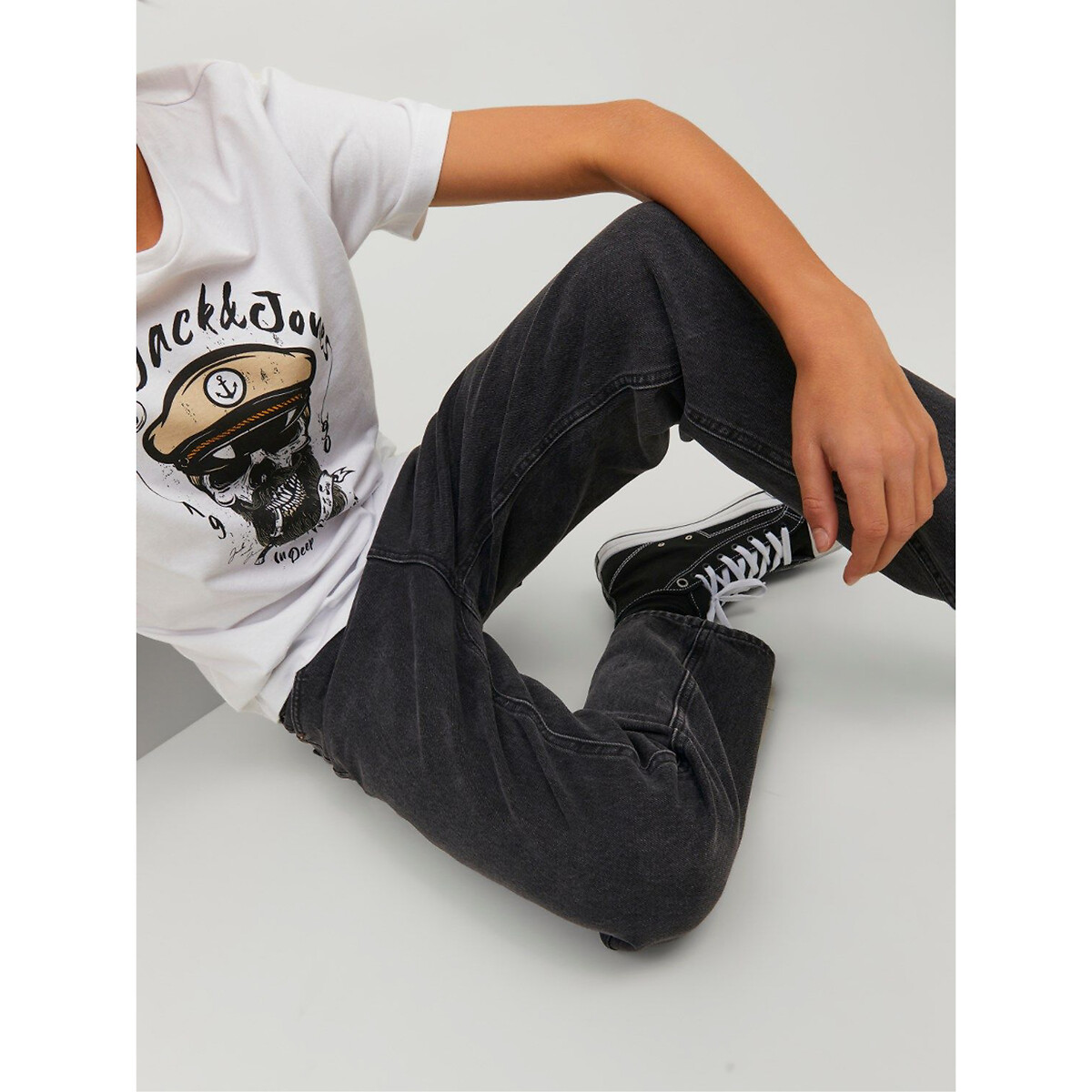 JACK & JONES JUNIOR<br>Calça jeans de modelagem ampla