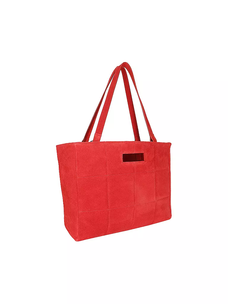 JULIA SKERGETH Ledertasche - Shopper LIMITED EDITION rot