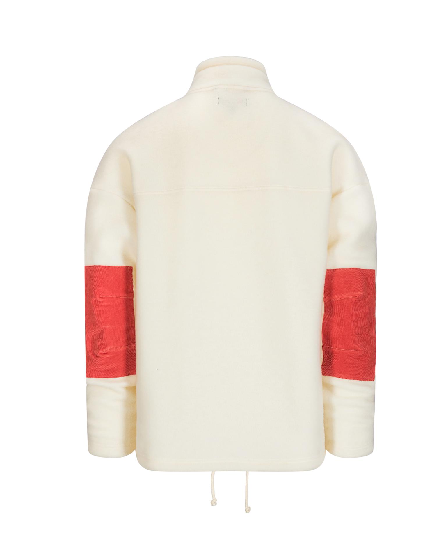 Amundsen V-Bond Cord Fleece Natural/Weathered Red
