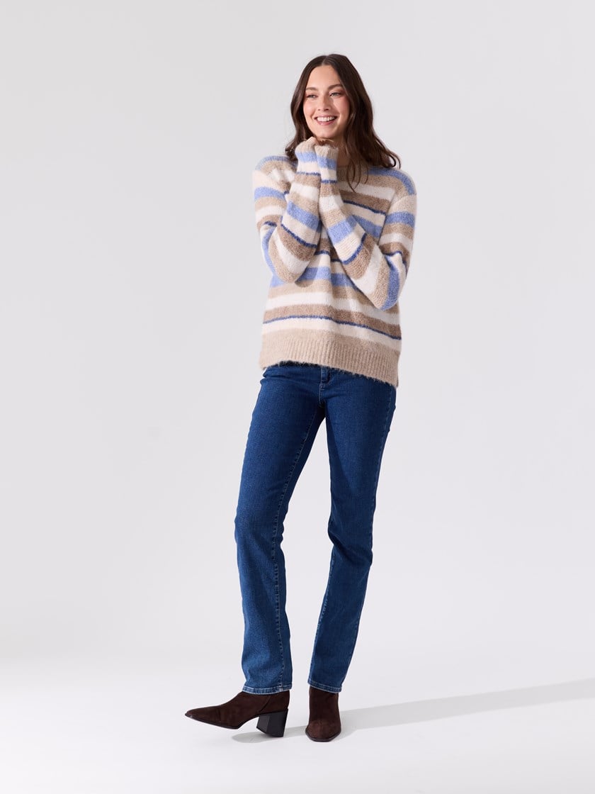 Kallie stripet genser T23