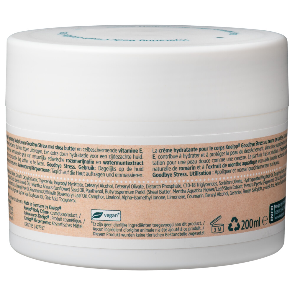 Kneipp Hydrating Body Crème Goodbye Stress200 ml