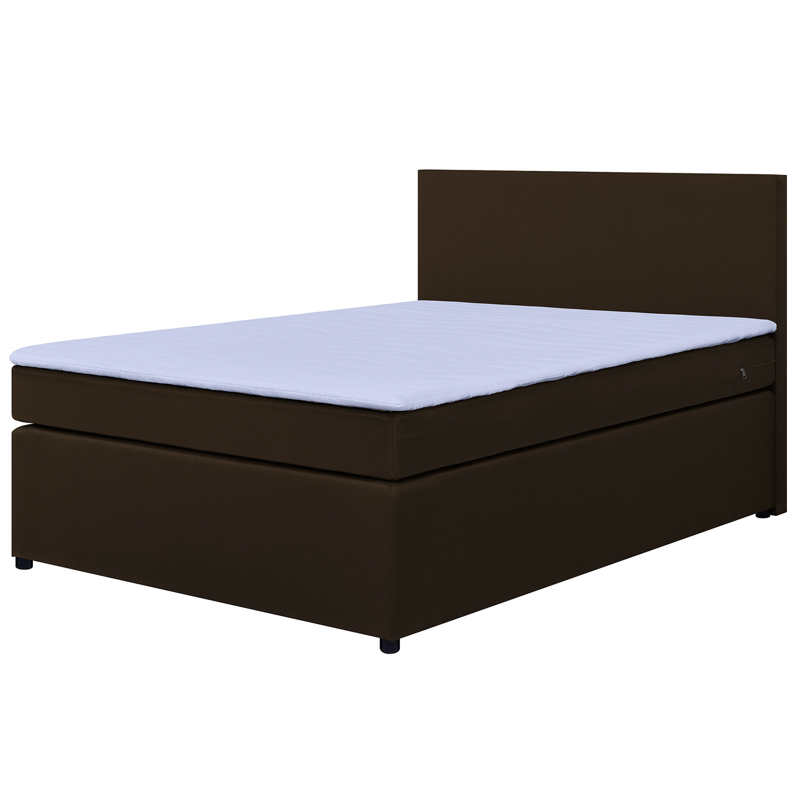 Boxspringbett - marron - H3 - 140x200 cm