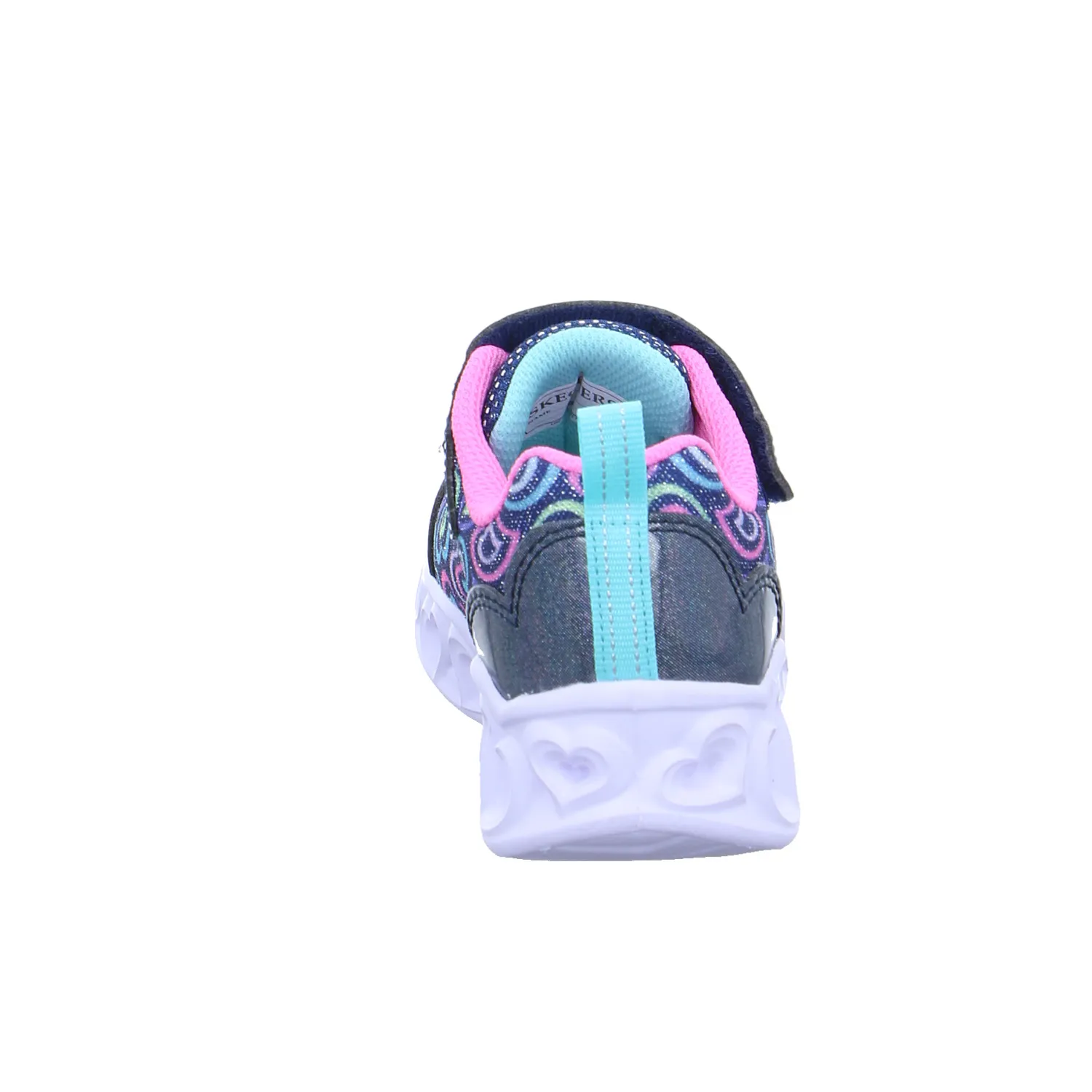 SKECHERS Kleinkinder-Halbschuh Klett Blau Textil  Sneaker