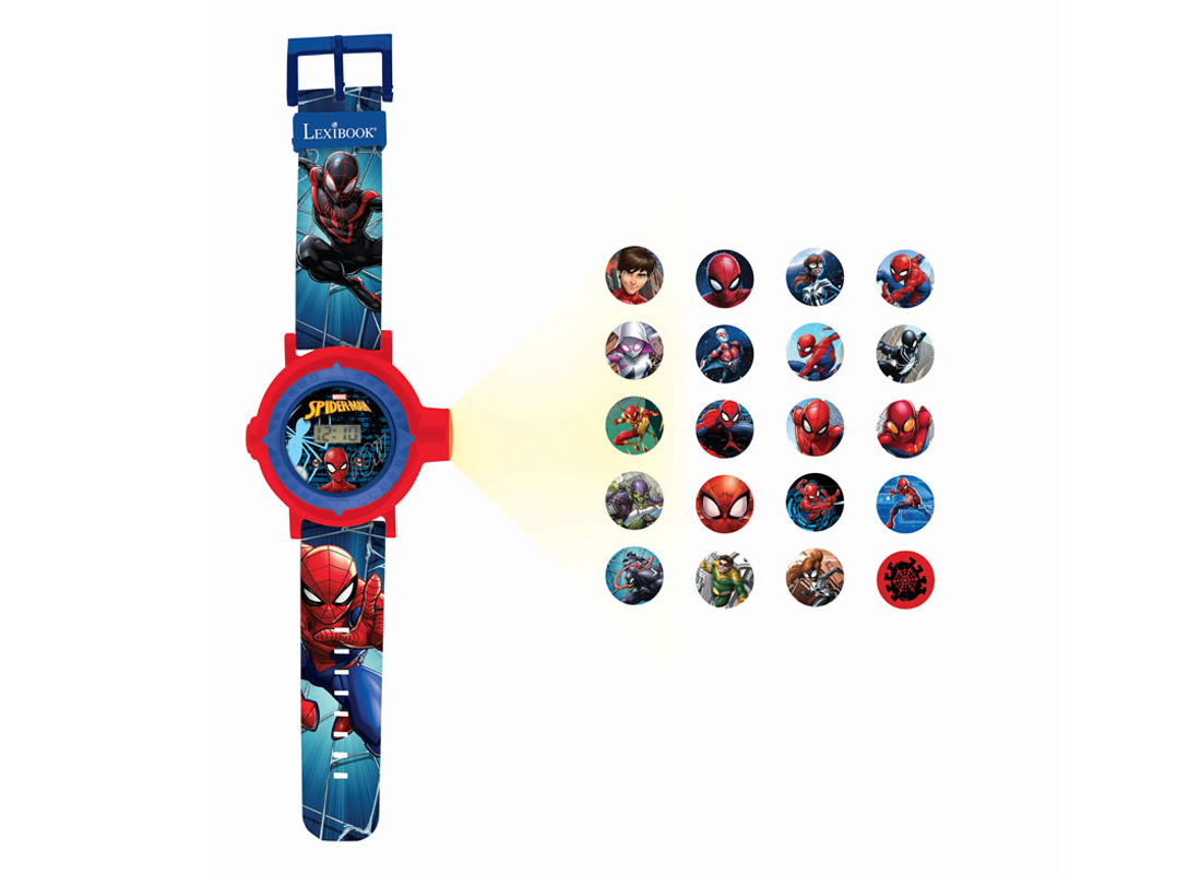 RELÓGIO DIGITAL LEXIBOOK SPIDERMAN VERMELHO