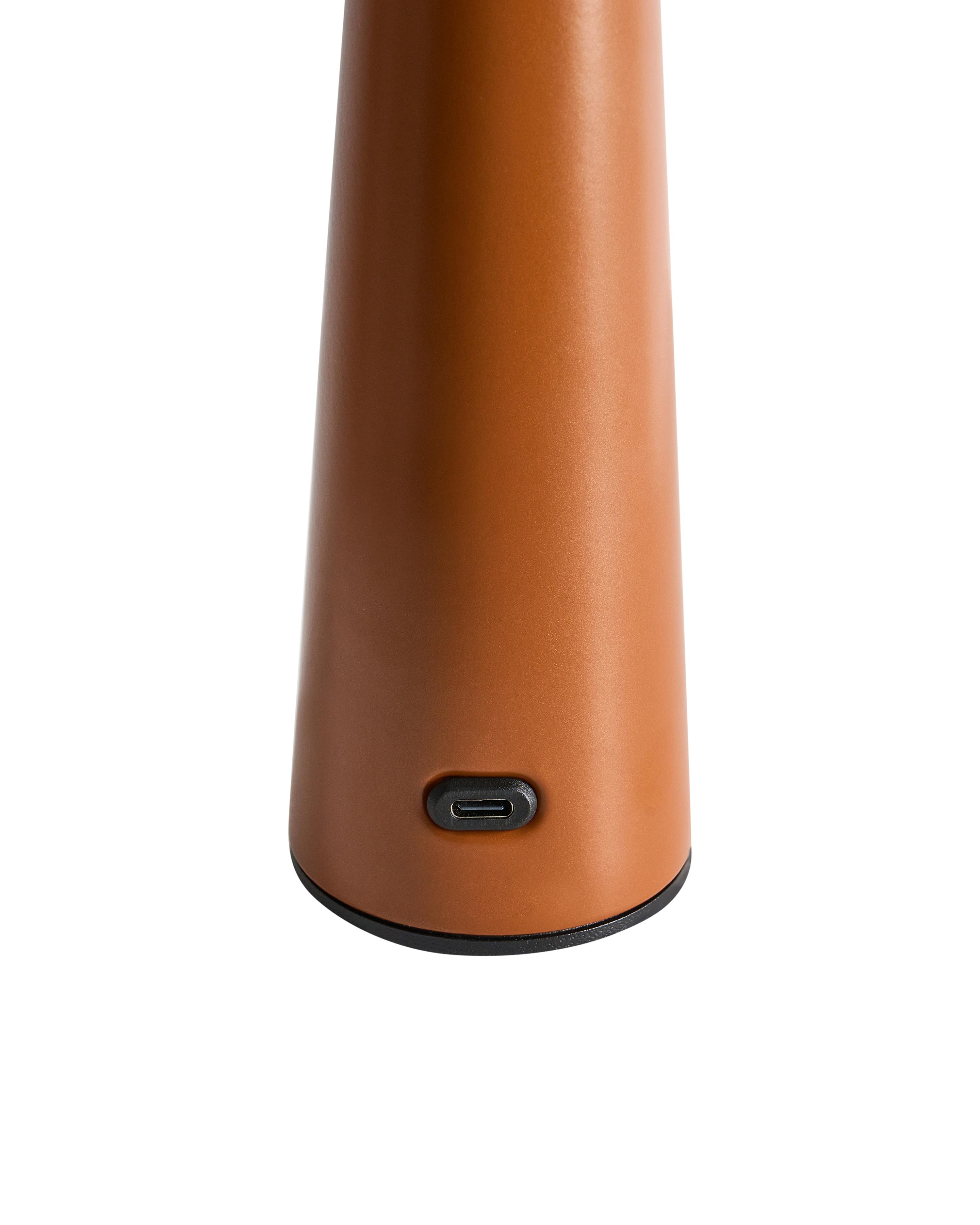 LED draadloze tafellamp AGUSAN met dimmer Metaal Bruin