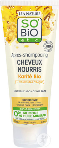So'Bio Étic Après-Shampoing Cheveux Nourris Karité Bio Cheveux Secs À Très Secs Tube 200ml