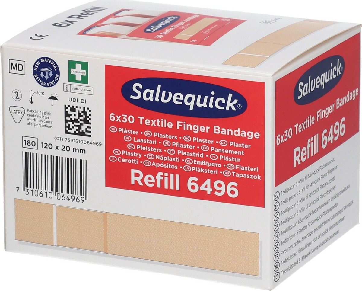 Salvequick - Plaster - Ekstra Lange - 30 Stk