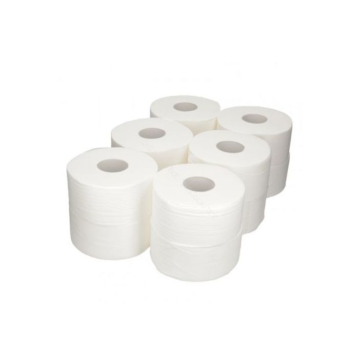 Mini Jumbo 12st Toiletpapier budget Wit T2 2-laags 12 x 170 m (120278)