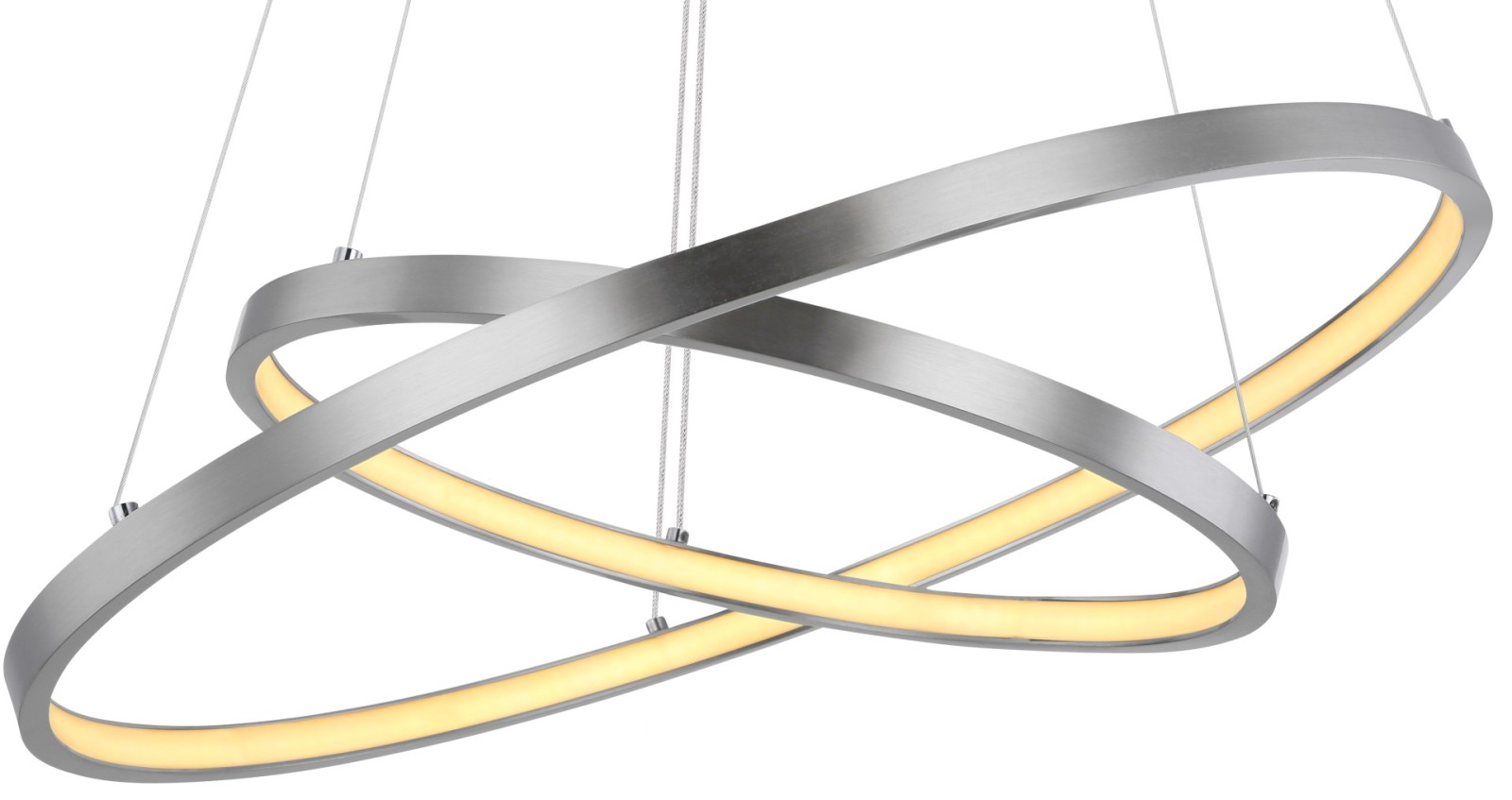 LED-Pendelleuchte - Nickel matt - dimmbar