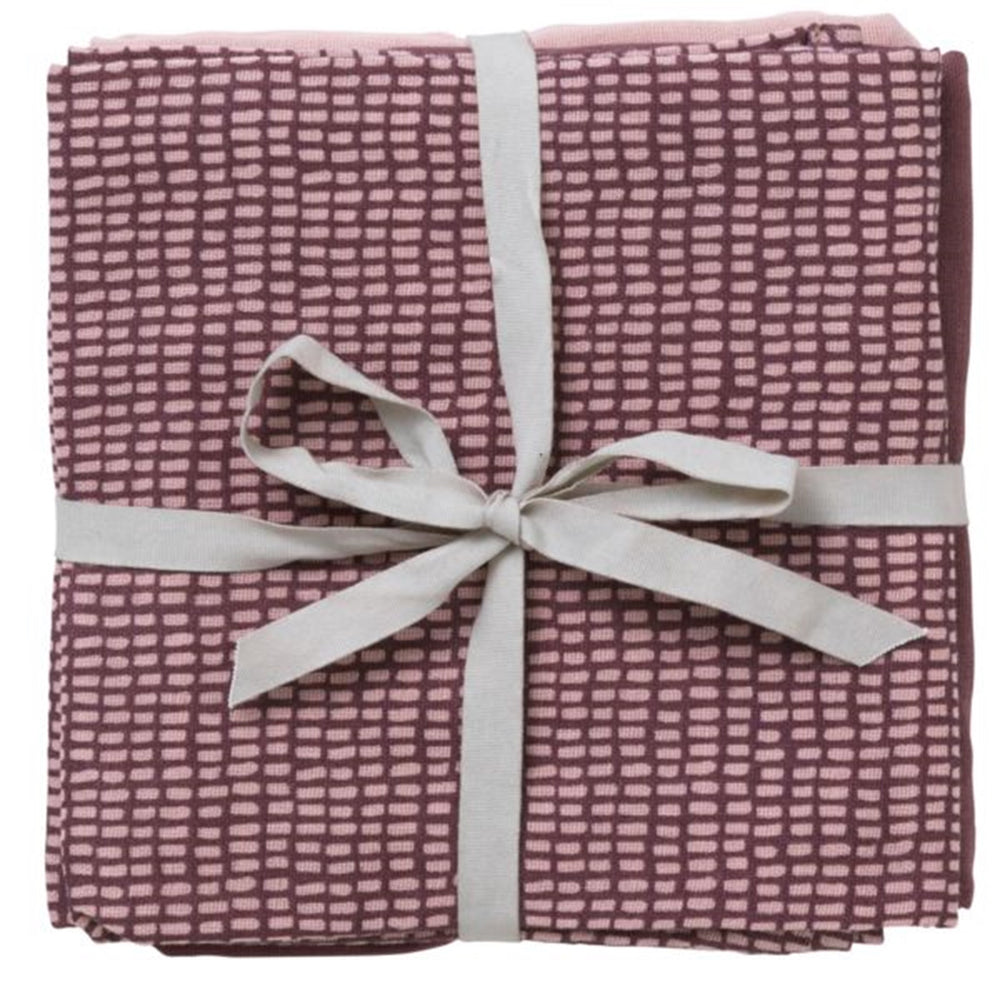 Muslin Squares Taupe Sticks - Ferm Living → Luksusbaby.dk