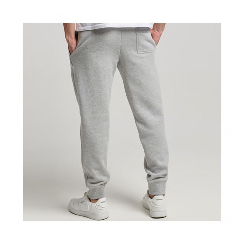 Superdry VINTAGE LOGO EMB - Jogging Homme athletic grey marl