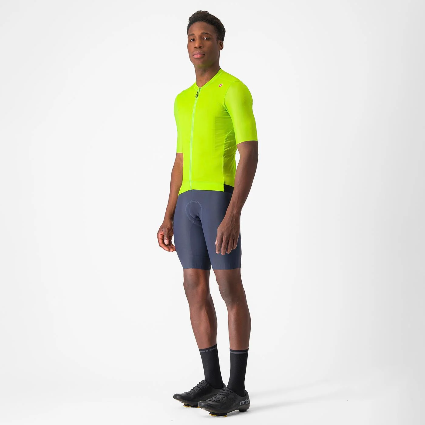 Castelli Espresso Jersey i Electric Lime/Deep Green