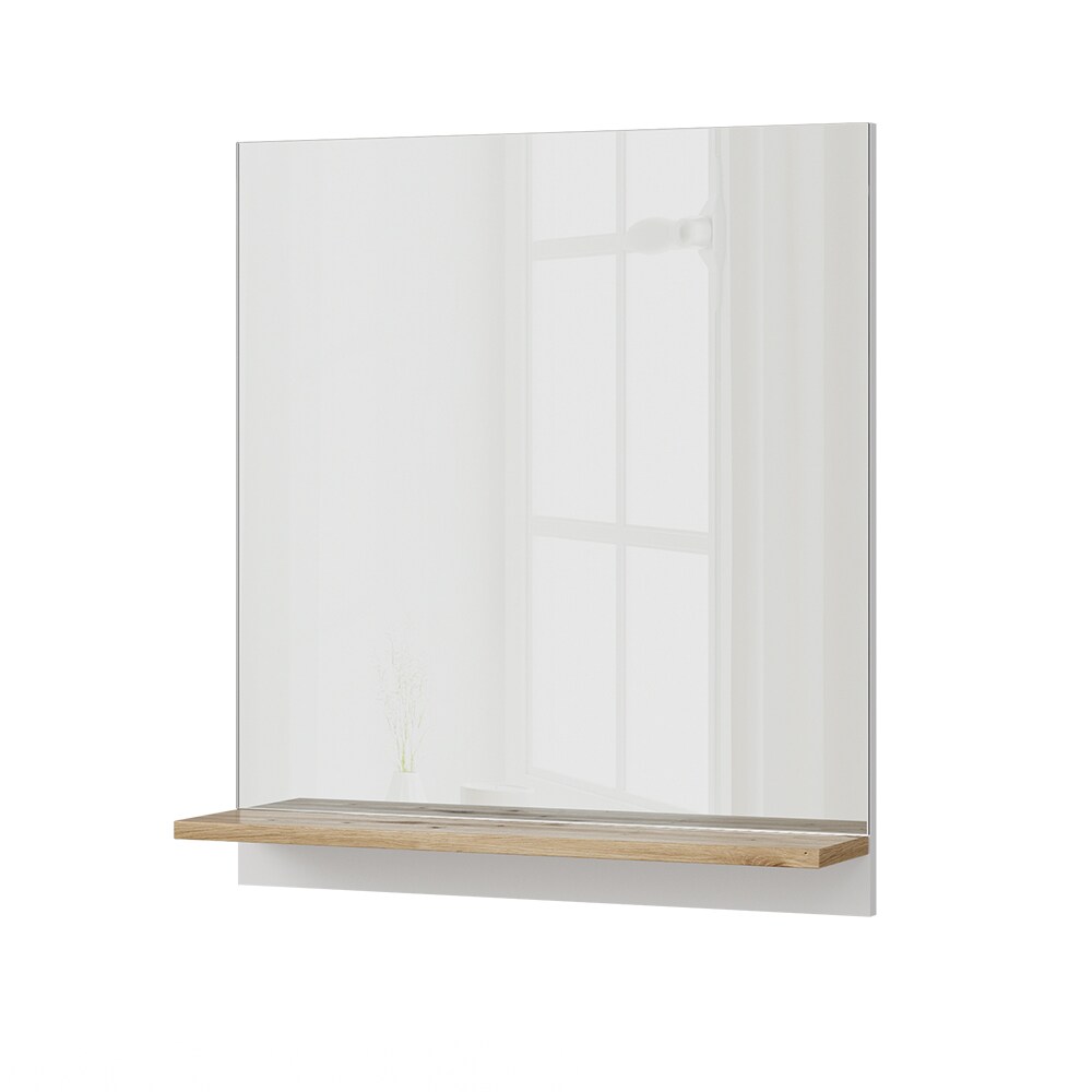 Vicco Badspiegel Marelle 60 x 67 cm modern Wandspiegel mit Ablage für Badezimmer