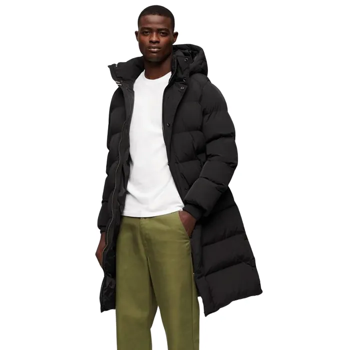 Superdry Hooded Longline Puffer Winterjas Heren