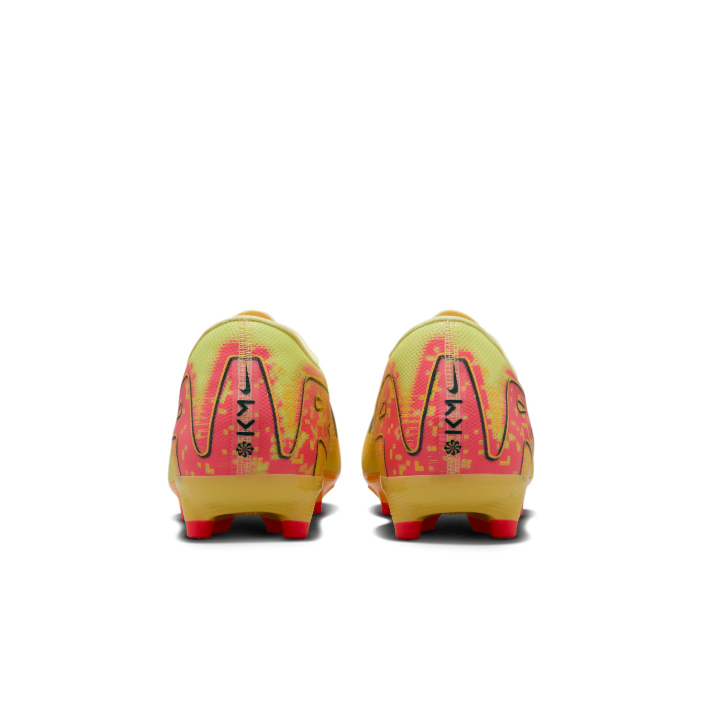 Nike Zoom Mercurial Vapor 16 Mbappé Academy Gras / Kunstgras Voetbalschoenen (MG) Geel Roze Oranje
