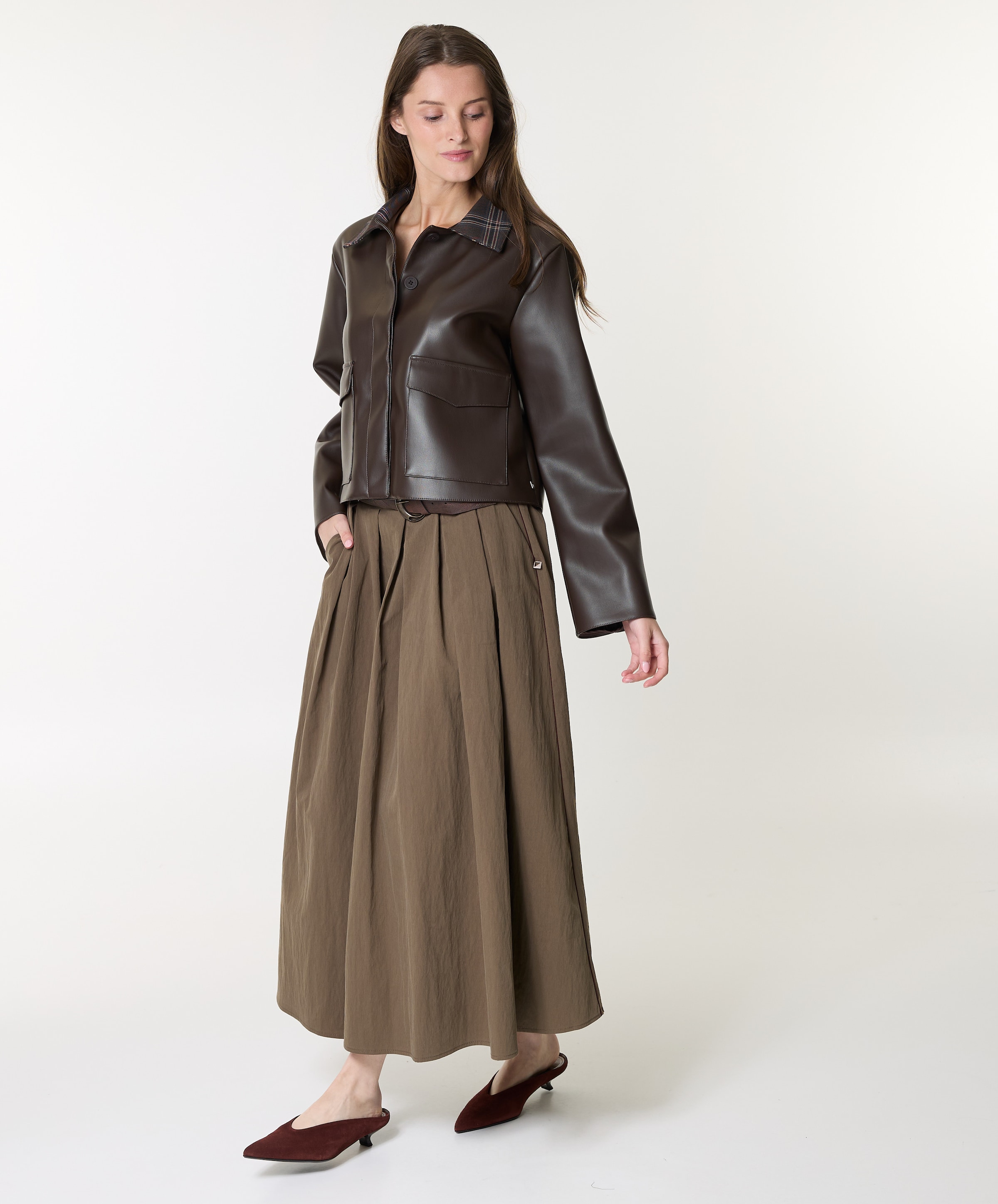 Même Road Dames rok groen