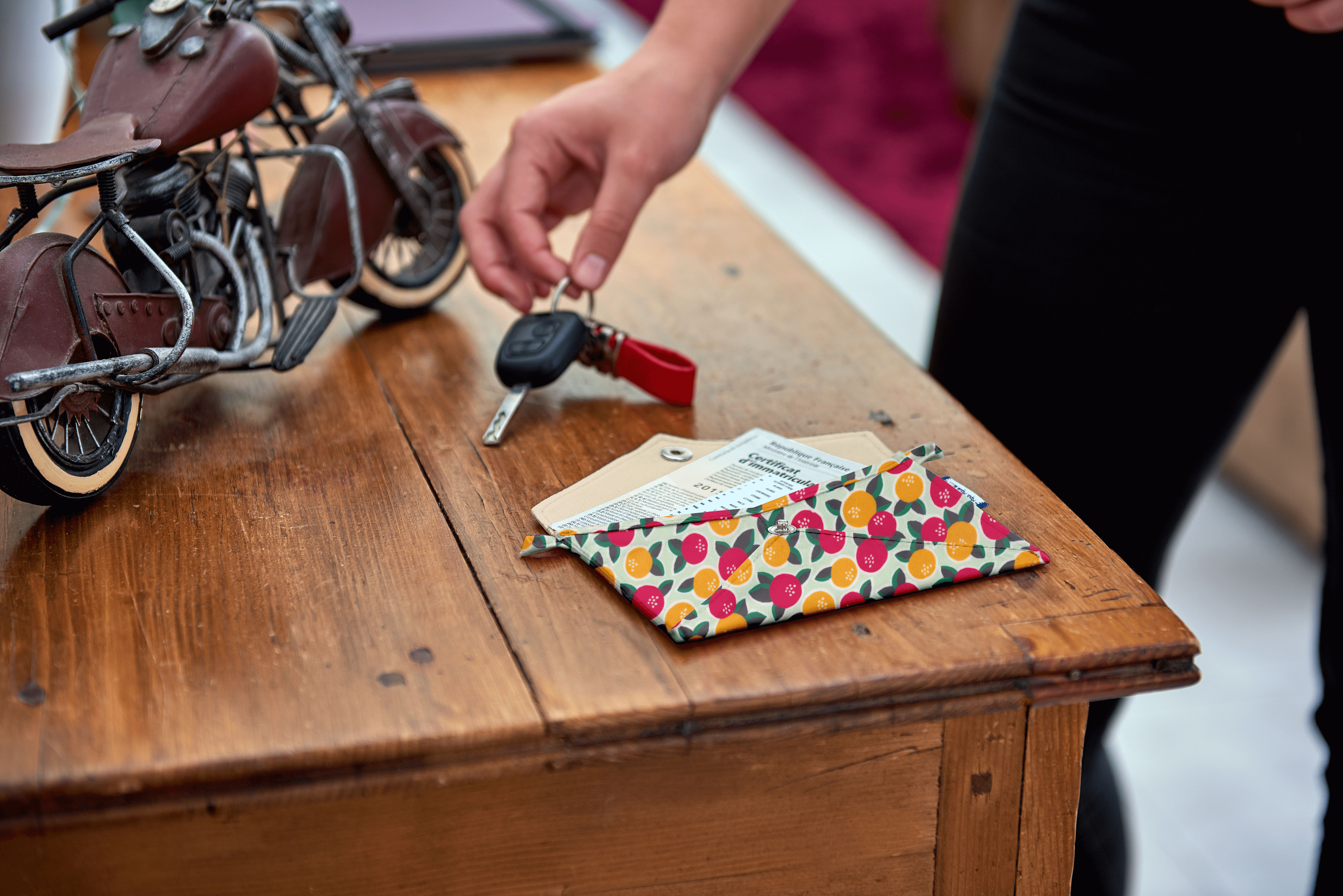 Petite Pochette Enveloppe Agrumes Pop