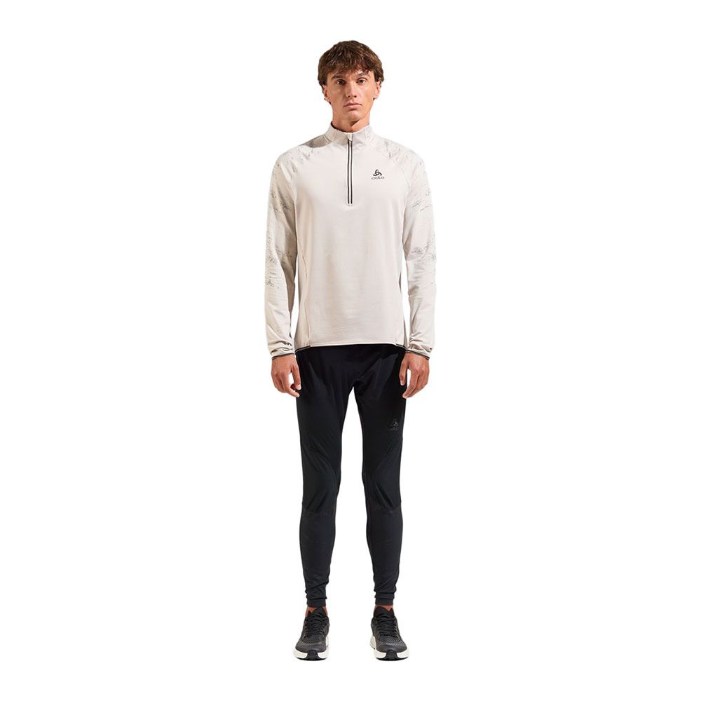 Odlo ZEROWEIGHT WARM REFLECTIVE - Collant Homme black
