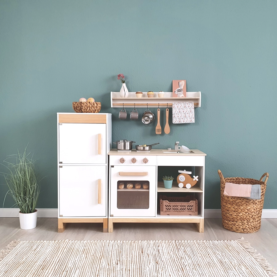 MUSTERKIND® Kühlschrank Ficus, weißnatur