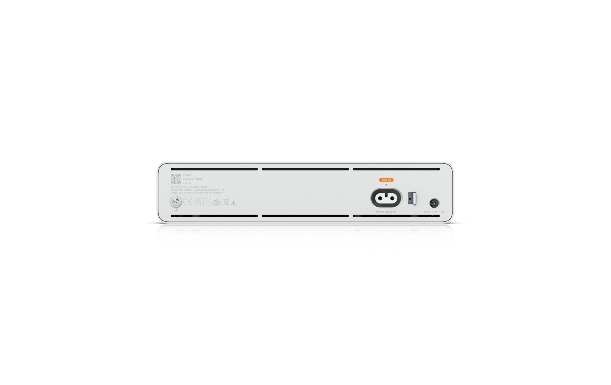 Passiv PoE Switch UISP Switch Plus UISP-S-Plus 4 Port<br>Netzwerk-Switch mit 27V DC, 7.04A und PoE 160W Netzteilen, inklusive Wandhalterung Kit und 1U Rack Kit