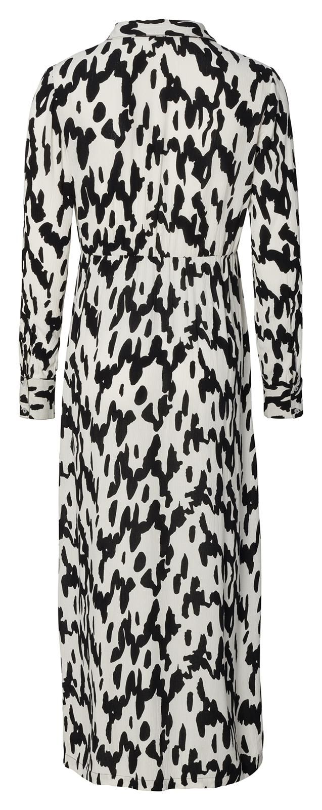 Noppies Maternity Jurk met voedingsfunctie Kiki - Wavy Black Print