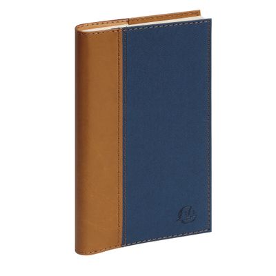 Agenda de poche spiralé Denim Espace 17S - 1 semaine sur 2 pages - 9 x 17,5 cm - bleu - Exacompta