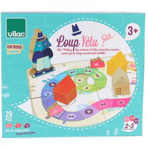 Vilac bordspel wolf en de drie biggetjes