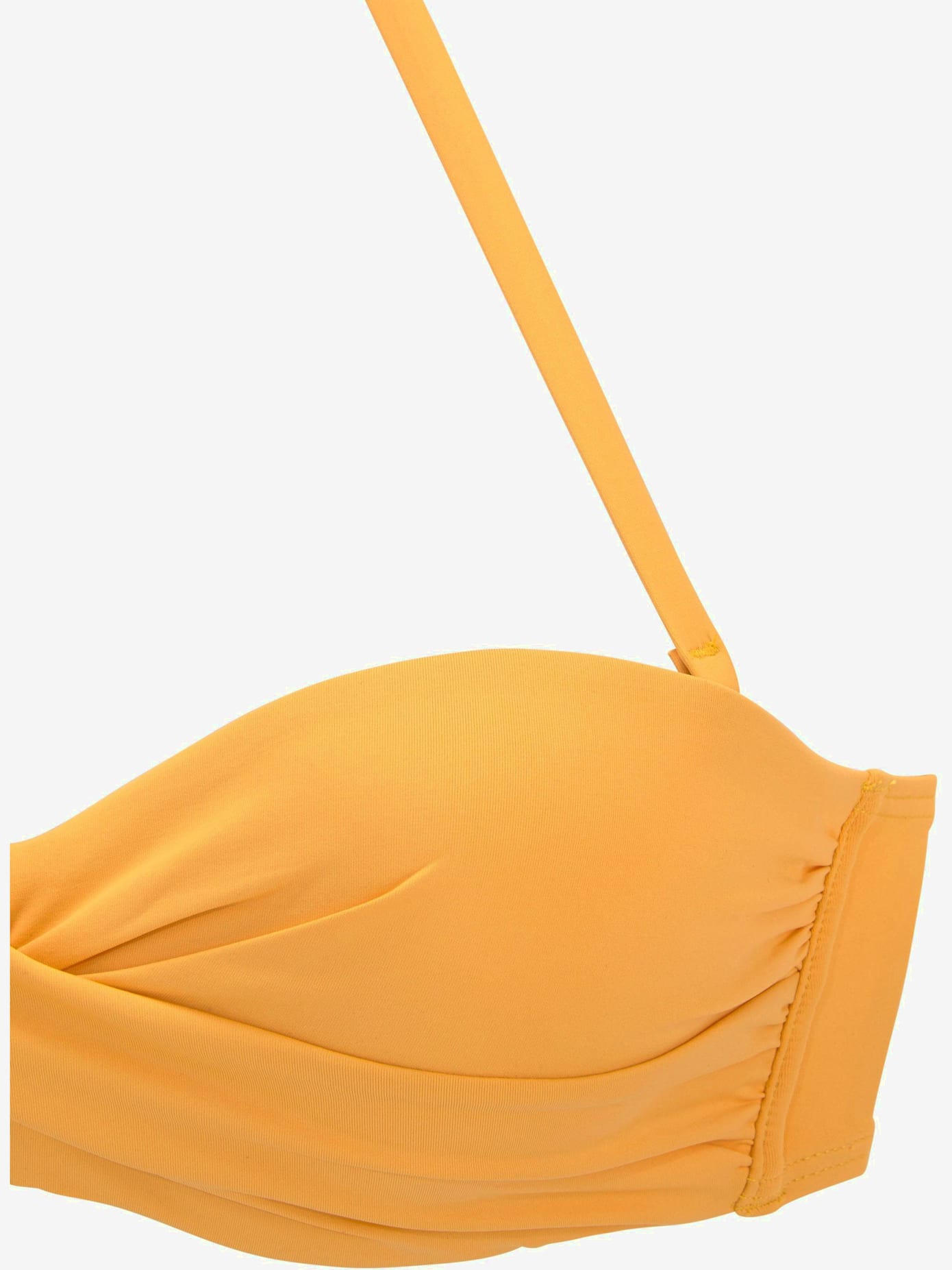 Haut de bikini bandeau à armatures coloris unis tendance