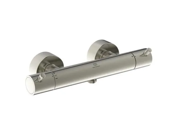 IDEAL STANDARD Ceratherm T125 - termostatarmatur 304x115x74 mm i silver storm - Termostatfunktion, Vand og energibesparelser, Sikkerhedsstop, PVD
