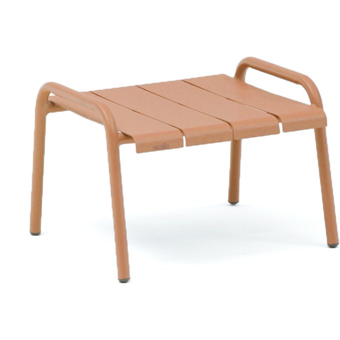 Table d'extérieur basse, Repose-pieds OUDON - structure aluminium