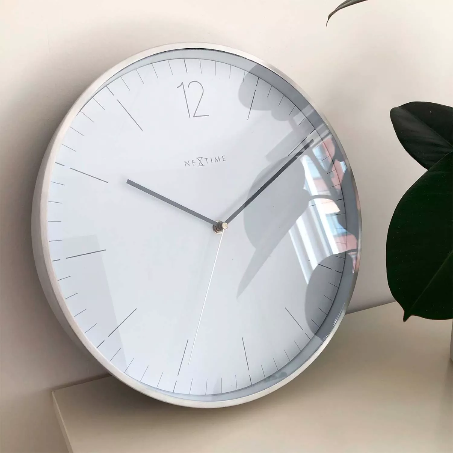 NeXtime Essential Silver Vægur 3254WI