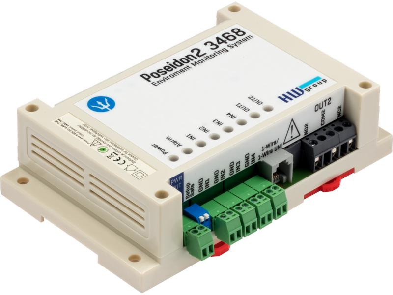 HWgroup Poseidon2 3468 Tset Poseidon2 Zentrale mit integriertem Webserver