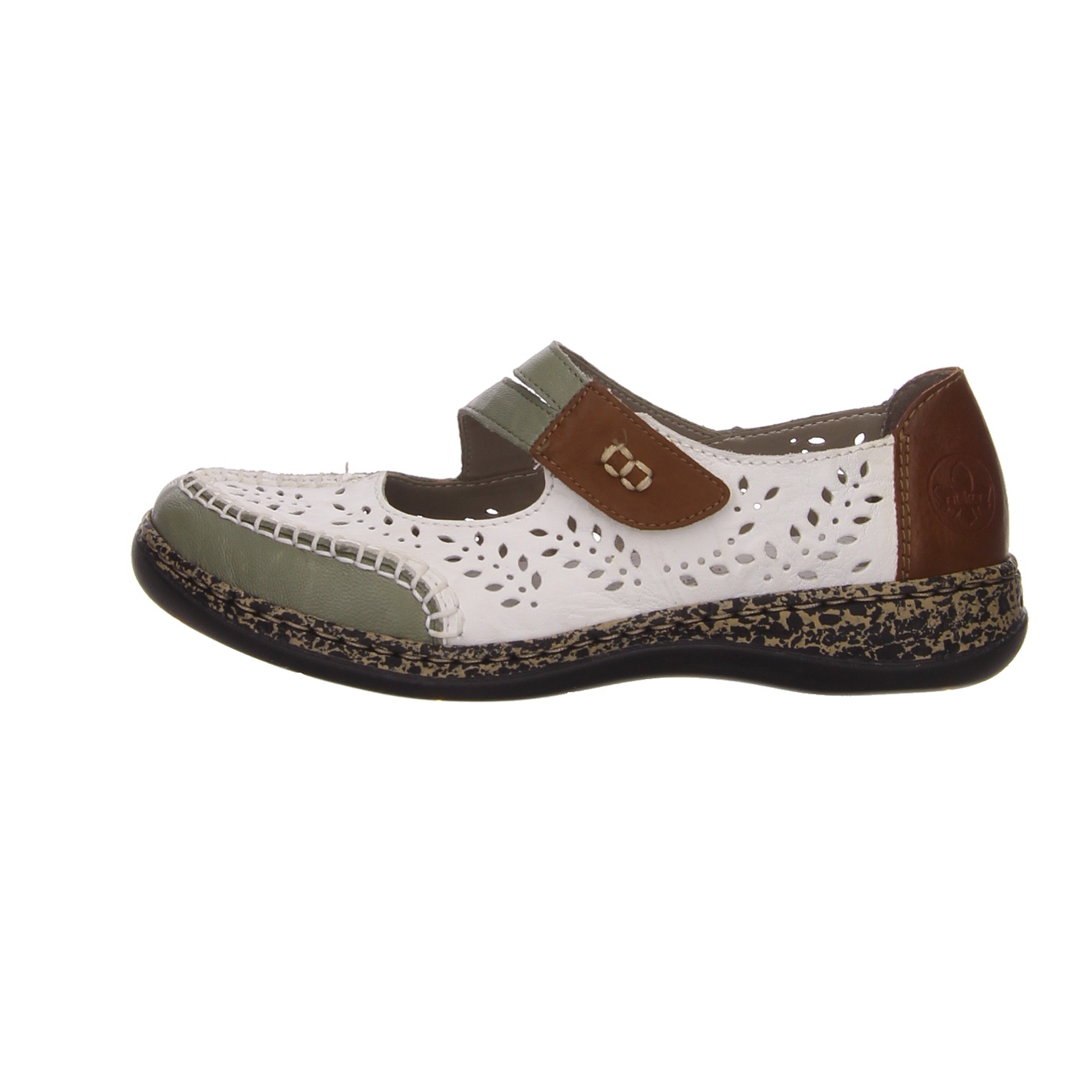 Rieken Spangenschuhe grün grün