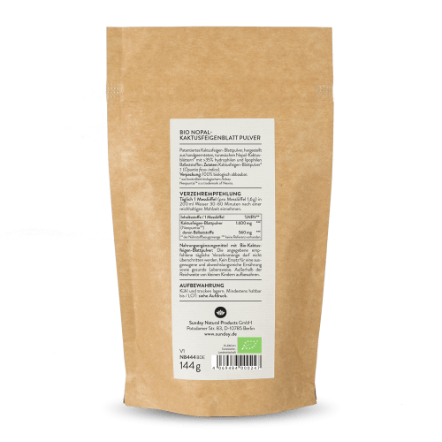 Sunday Natural Products  NEOPUNTIA ™PULVER AFTER MEAL