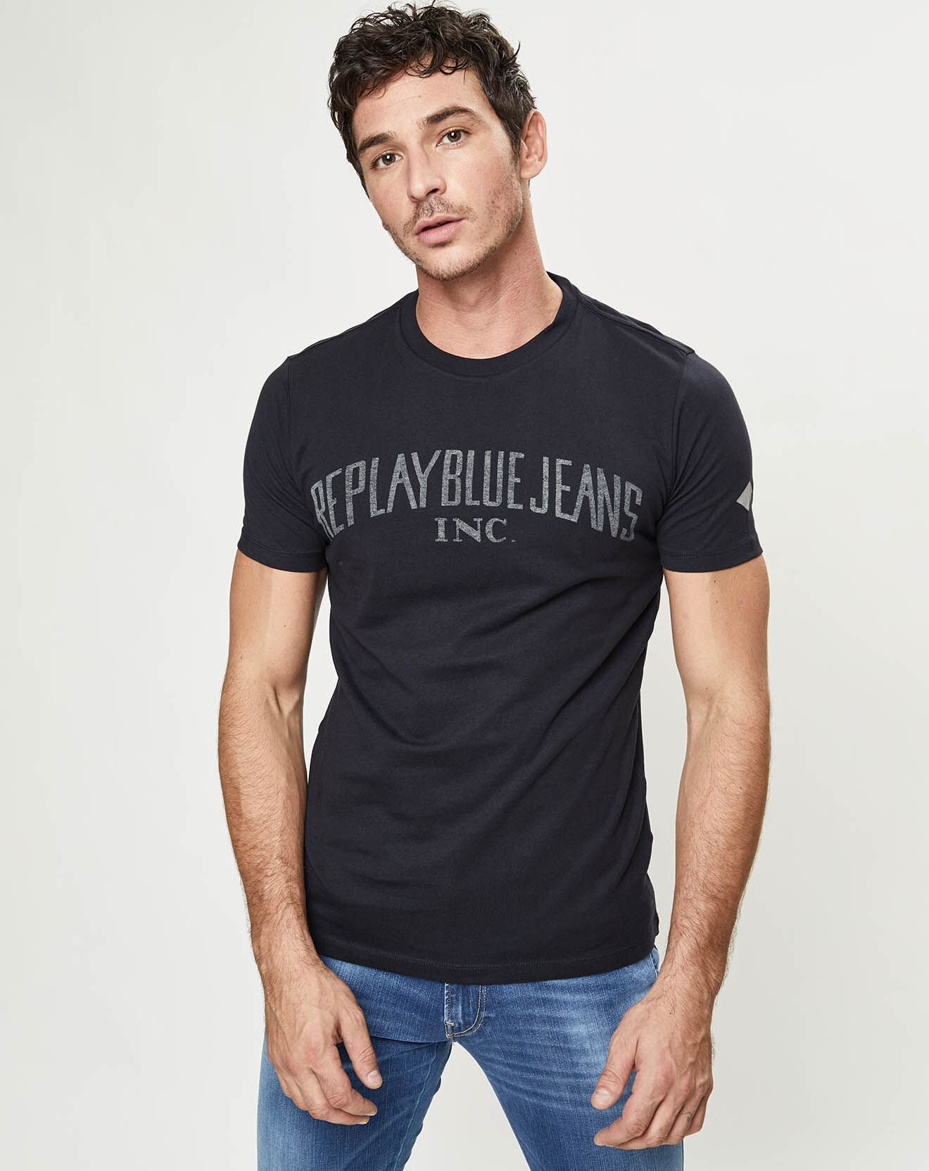 Replay T-Shirt Gfg Logo noir