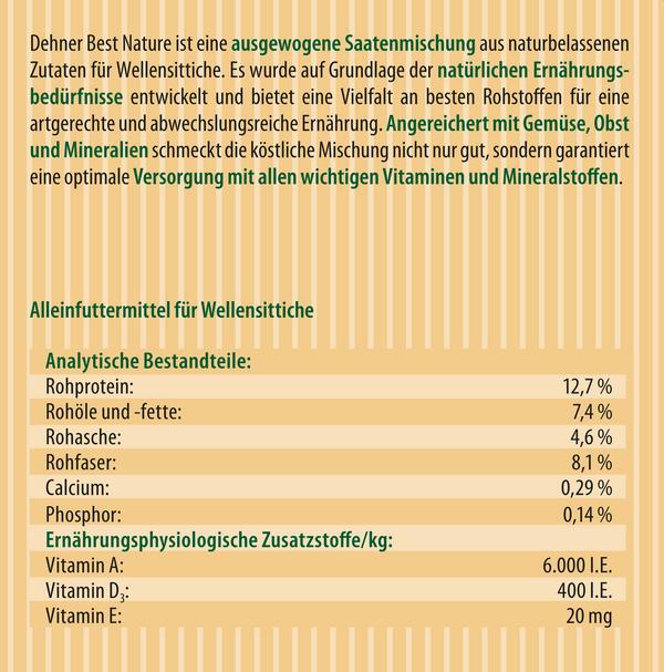 Dehner Best Nature Vogelfutter für