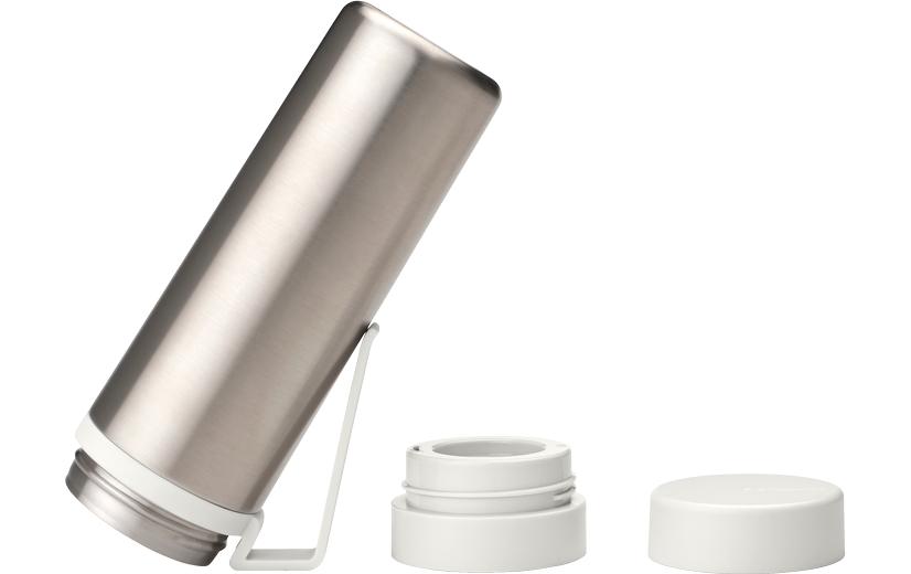 Thermosflasche Make & Take 500 ml, Hellgrau/SilberIsolierflasche