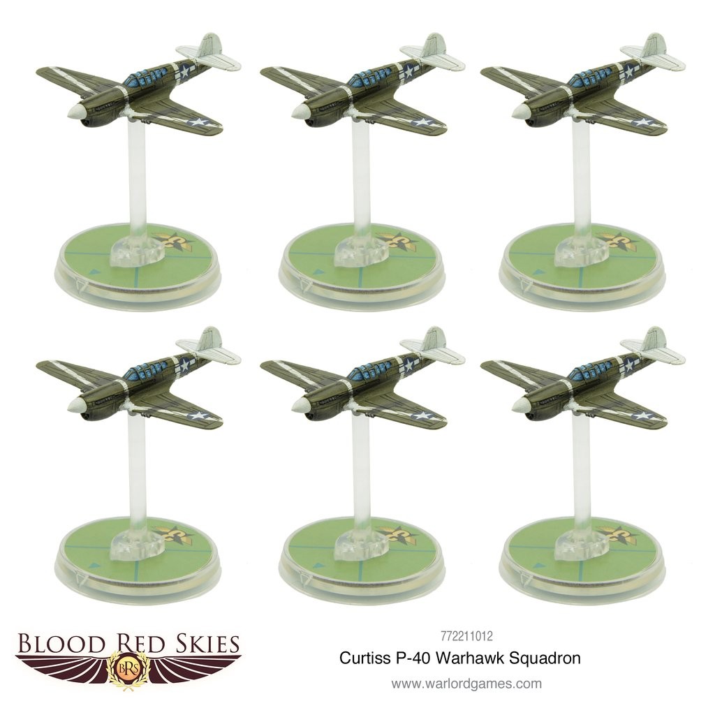 Blood Red Skies: Curtiss P-40 Warhawk Squadron, 6 planes