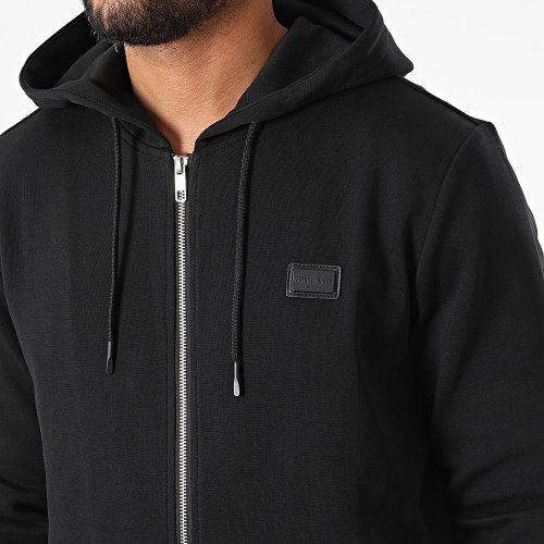 Sweat Zippé Capuche MMFL00892 Noir