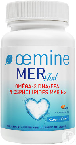 Oemine Mer Fort Riches En Phospholipides Et Omega 3 Capsules 60