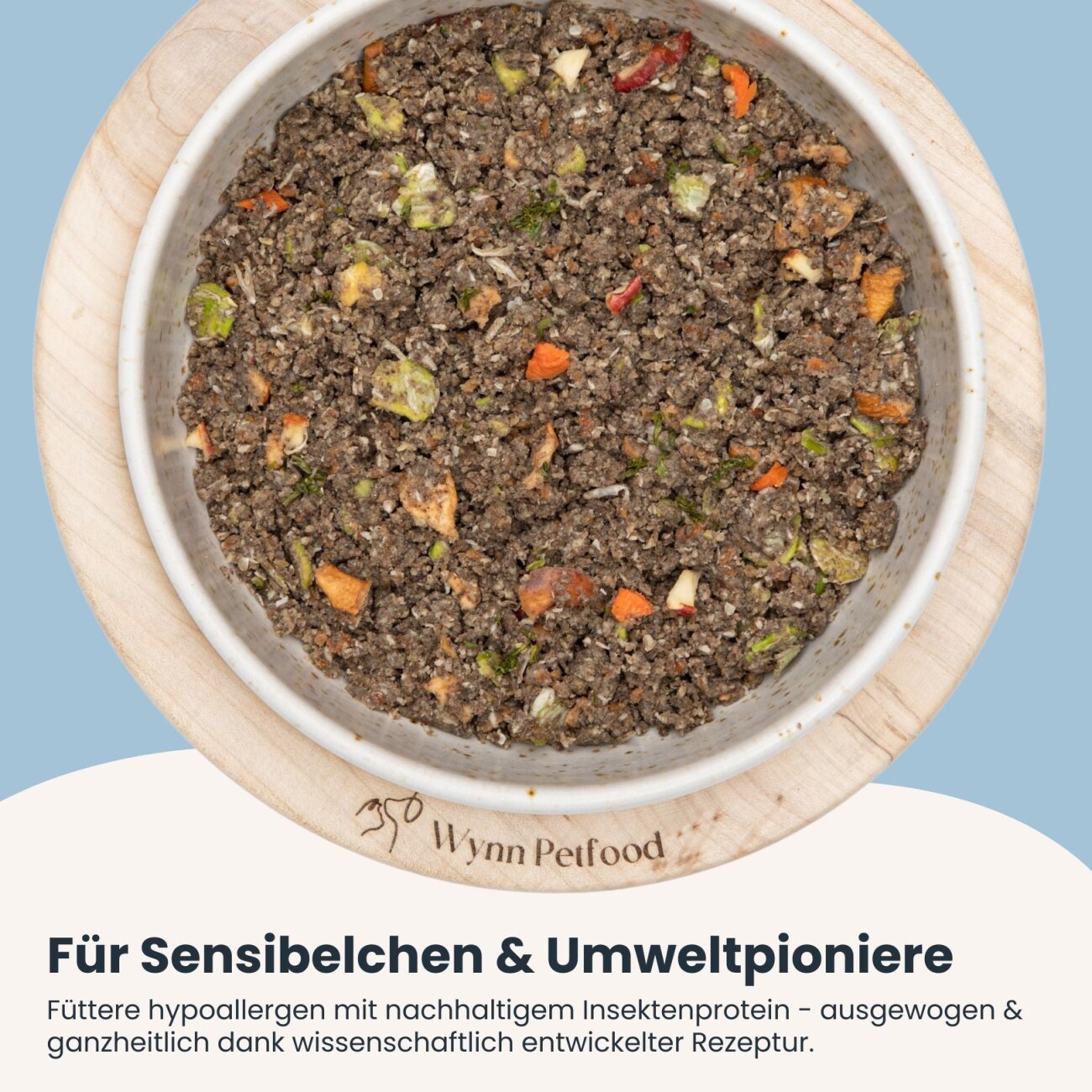 Wynn Petfood Reisetüten Nassfutter Insekt mit Süßkartoffel