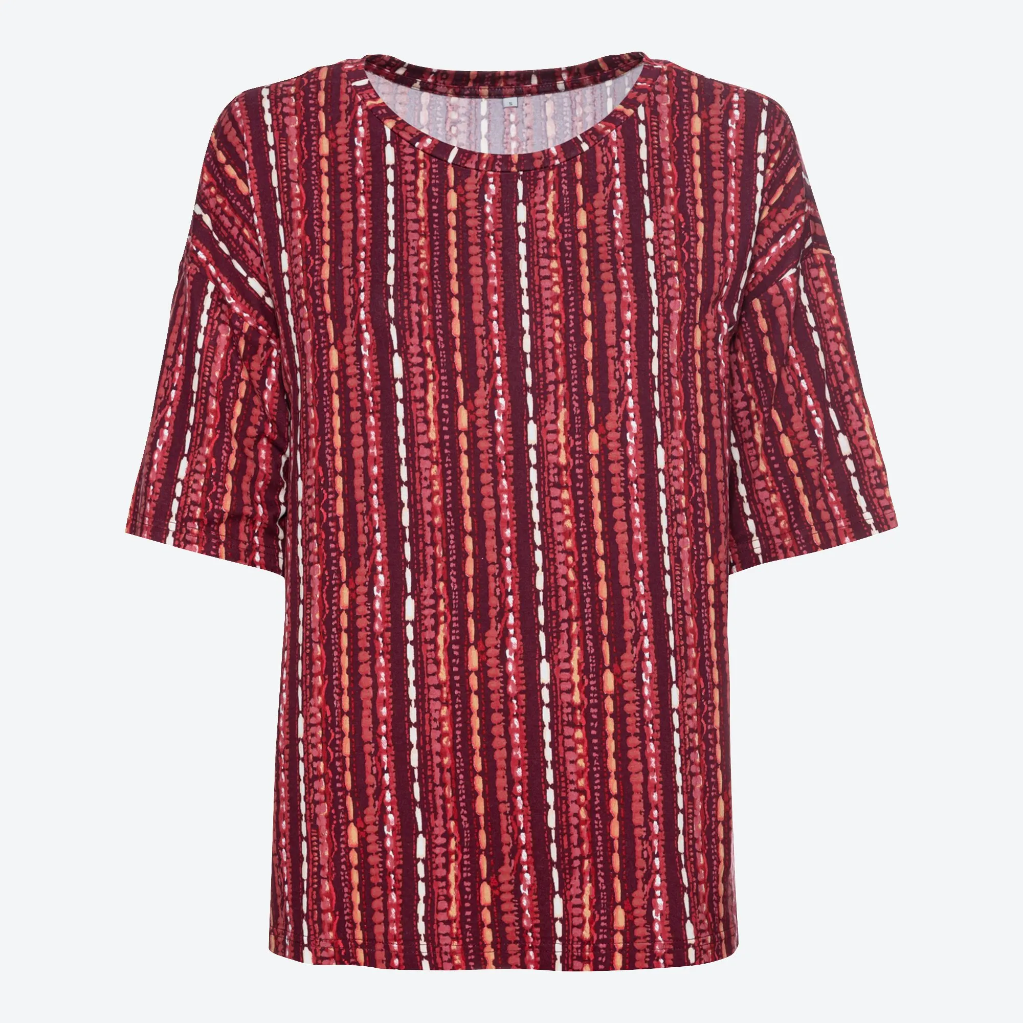 Damen-T-Shirt mit Strick-Optik