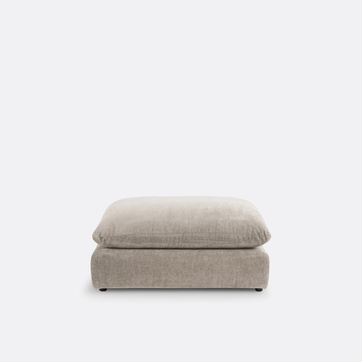 LA REDOUTE INTERIORS<br>Puff modulável, veludo texturizado, Malo