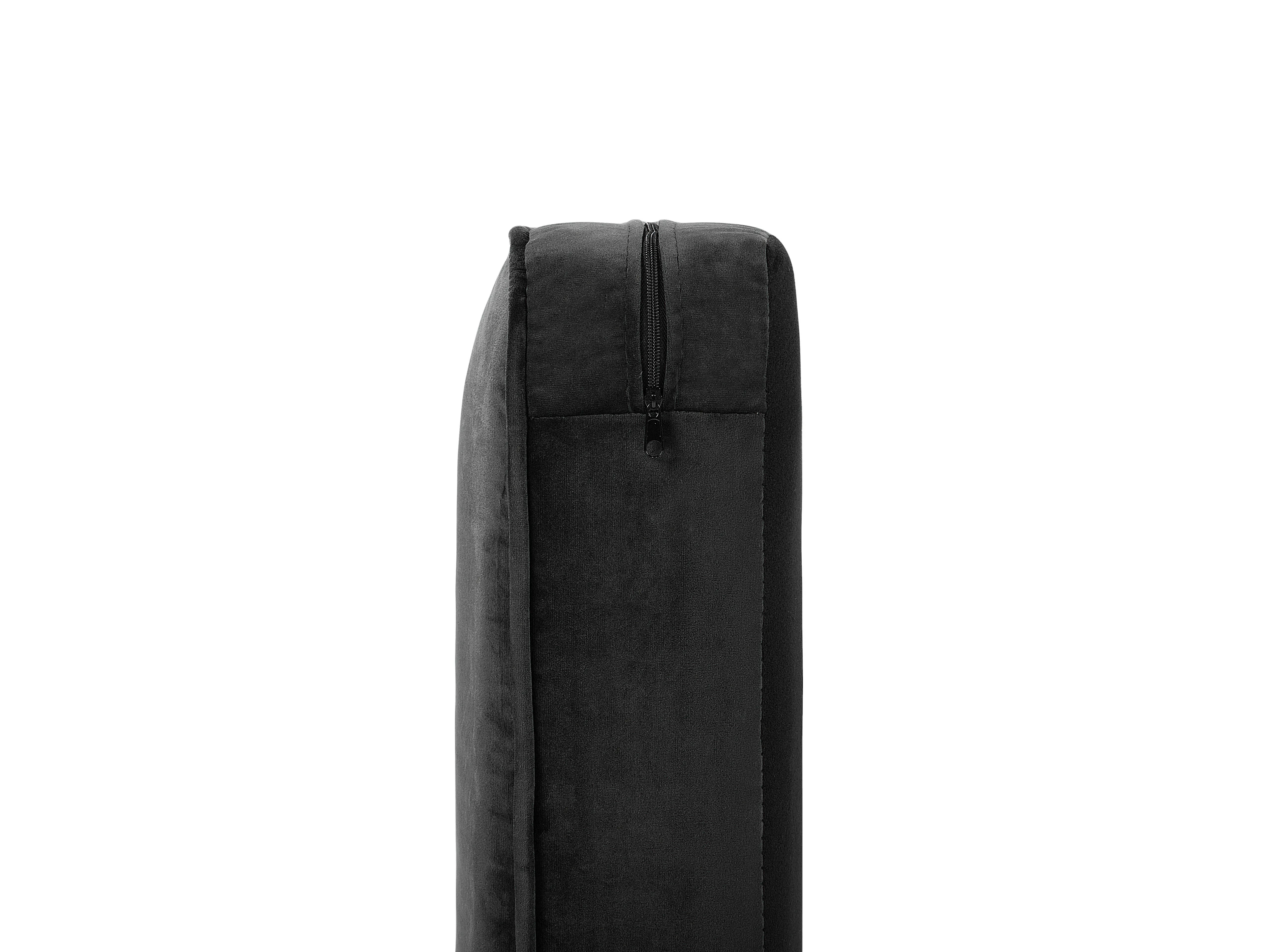 Bank 3-zits CHESTERFIELD Fluweel Zwart