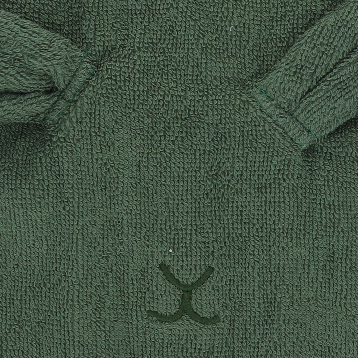 Cape de bain éponge vert 80x80 - Doux comme un agneau Petit toi