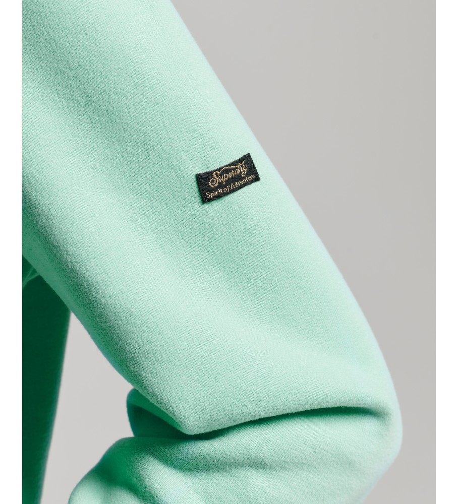 Moletom com capuz Superdry Vintage Narrative Logo Turquesa