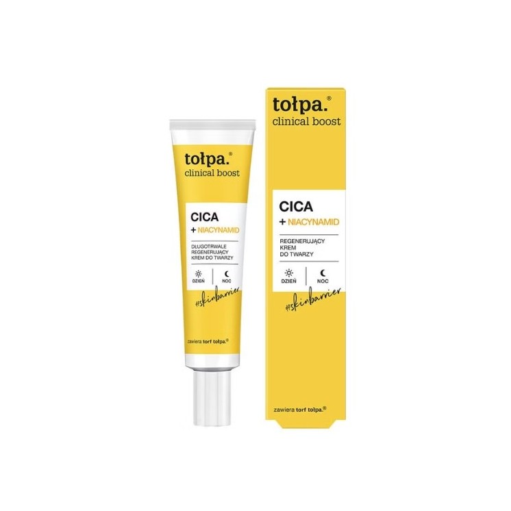 Tołpa Clinical Boost Regenerierende Gesichtscreme CICA und Niacinamid 40 ml