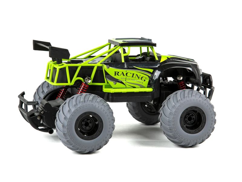 TEC-TOY Monster Truck Hot Racing Grün, 1:14 Akku-Betriebenes RC Off-Road Auto für Kinder ab 6 Jahren
